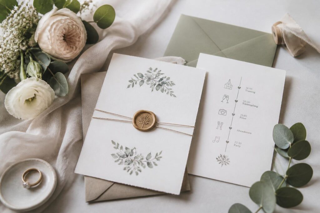 Die perfekte Hochzeitseinladung: Was sie über eure Hochzeitsplanung verrät