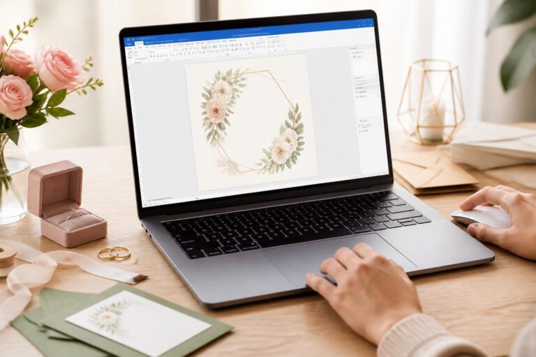 Hochzeitskarten selbst gestalten: Textprogramme für Layout und Feinschliff